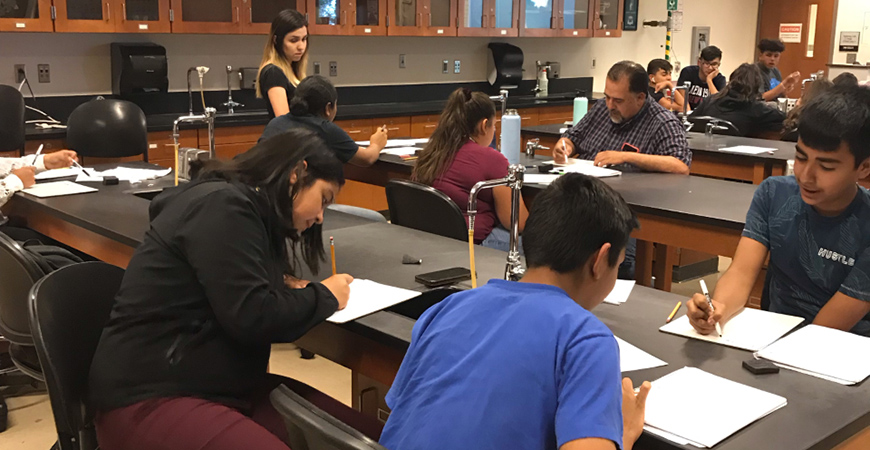Students from 11 school districts in the San Joaquin Valley took part in UC Merced's Center for Educational Partnerships summer academies.
